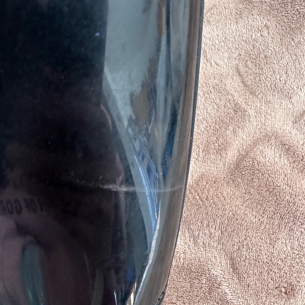 Celine Navy Rubber Rain Boots Burgundy Leather Trim Logo Size 36 Made in Italy - Picture 8 of 8
